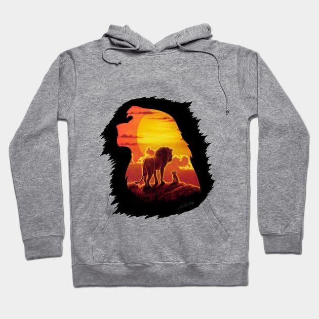 The Lion King Hoodie by David Dias Art 